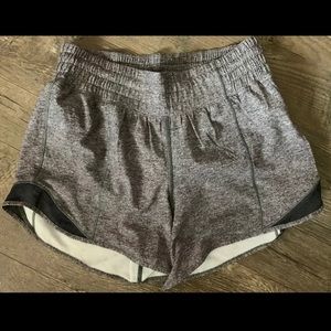 grey lululemon shorts